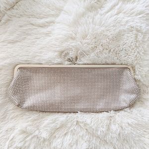 Ted Baker Beaded Clutch with Clear Diamond Lock